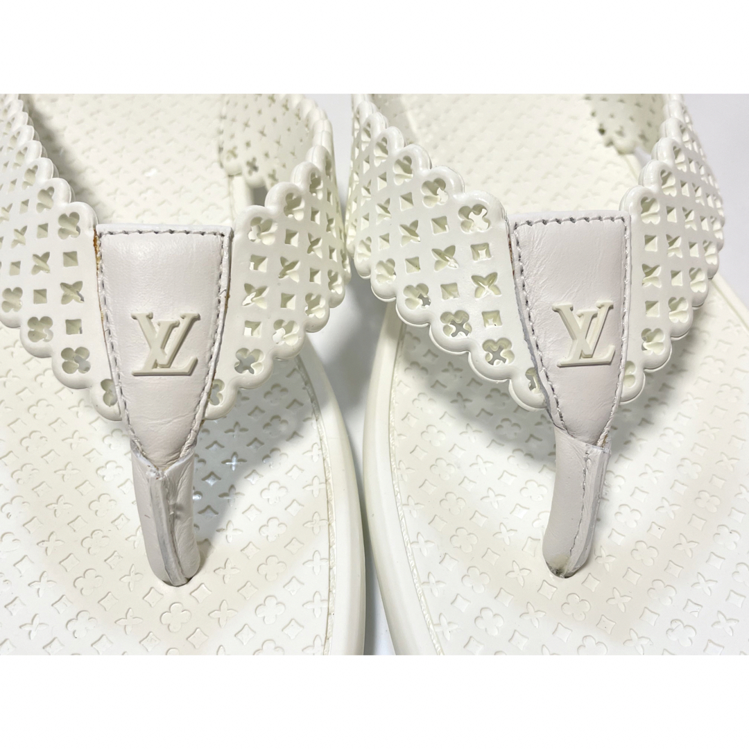 未使用品□ルイヴィトンLOUIS VUITTON タトゥーライン サンダル36 tic
