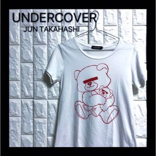 アンダーカバー(UNDERCOVER)のUNDERCOVER 目隠しベア　プリントtシャツ　カットソー(Tシャツ/カットソー(半袖/袖なし))