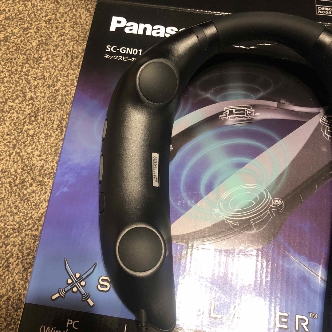 Panasonic - Panasonic ネックスピーカー SC-GN01 ブラックの通販 by