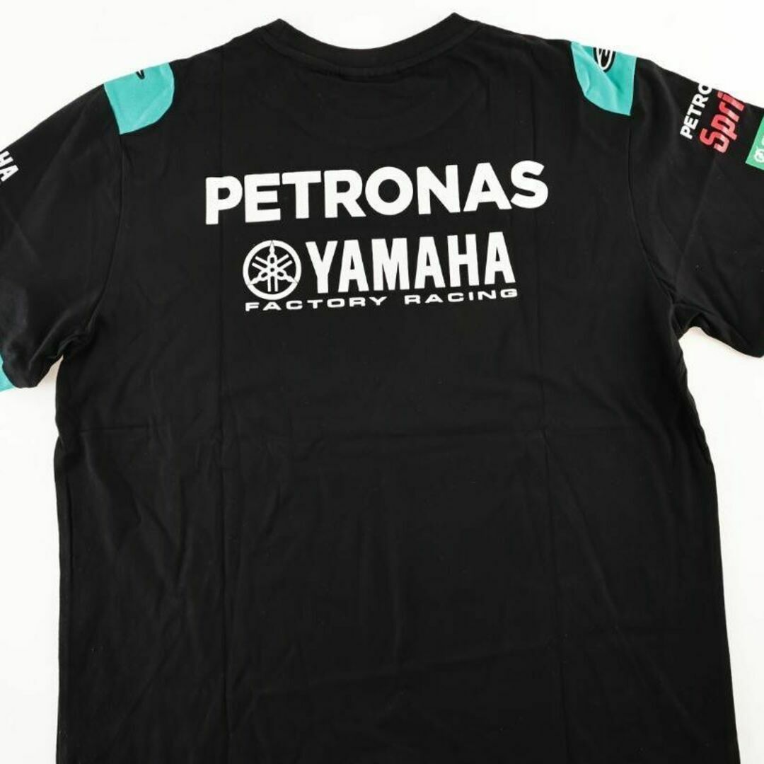 YAMAHA MOTOR POWERED PRODUCTS(ヤマハモーターパワープロダクツ)の【PETRONAS YAMAHA SRT】オフィシャル Tシャツ【M】希少 自動車/バイクのバイク(パーツ)の商品写真