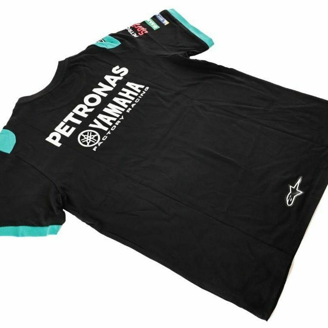 YAMAHA MOTOR POWERED PRODUCTS(ヤマハモーターパワープロダクツ)の【PETRONAS YAMAHA SRT】オフィシャル Tシャツ【M】希少 自動車/バイクのバイク(パーツ)の商品写真