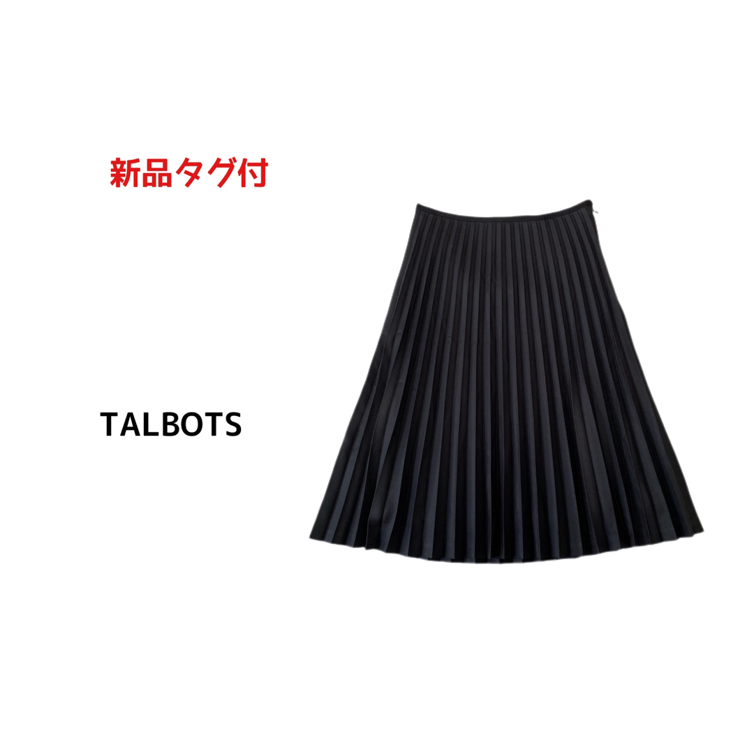 TALBOTS(タルボット)のTALBOTS タルボット【プリーツスカート サイズ2 ブラック】上品  レディースのスカート(ひざ丈スカート)の商品写真