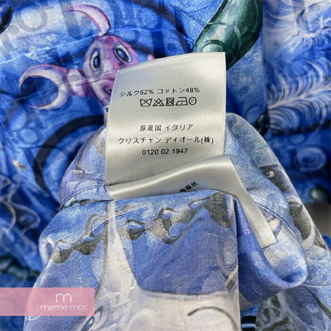 Dior - Dior×Kenny Scharf 2021AW Shirt Blue Silk and Cotton