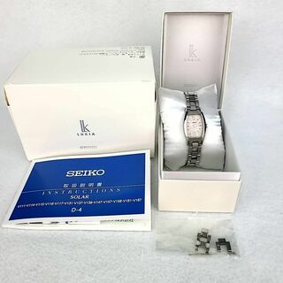 SEIKO - ○箱付極美品 SEIKO ルキア ピンク文字盤 トノー ローマ