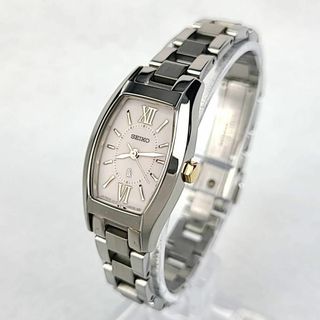 SEIKO - ○箱付極美品 SEIKO ルキア ピンク文字盤 トノー ローマ