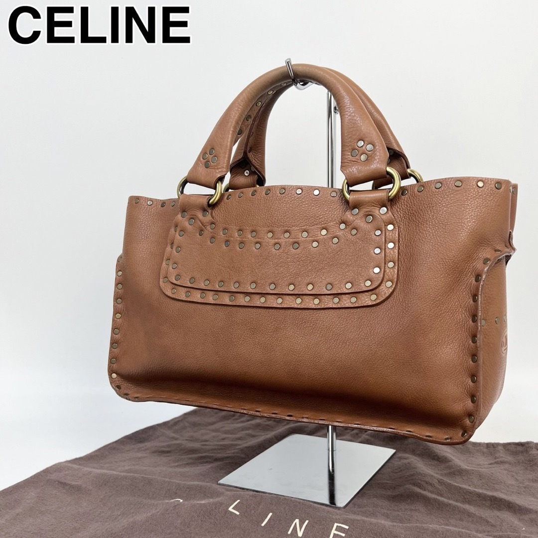 23H01 CELINE セリーヌ ブギーバッグ ハンドバッグ スタッズ