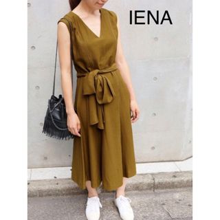 イエナ(IENA)のIENA ウエストマークウールワンピース(ロングワンピース/マキシワンピース)