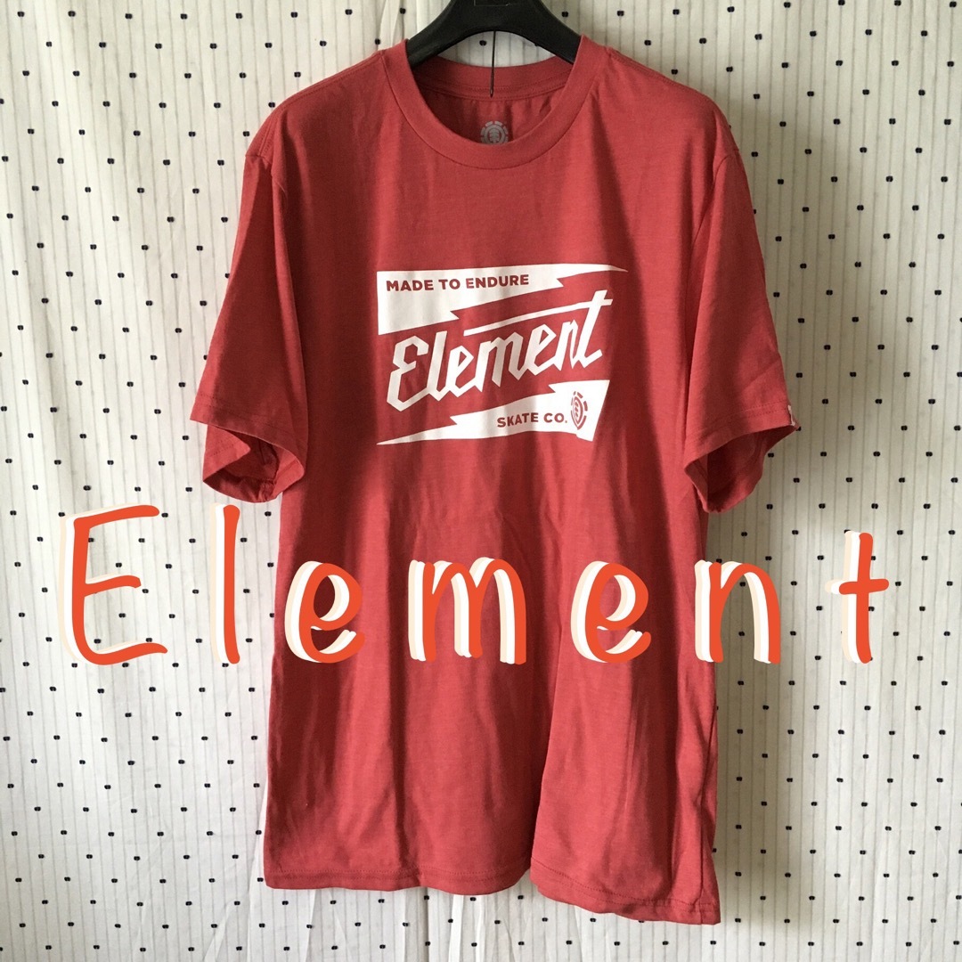 ELEMENT(エレメント)のELEMENTエレメントUS限定激レアロゴデザインＴシャツＭ メンズのトップス(Tシャツ/カットソー(半袖/袖なし))の商品写真