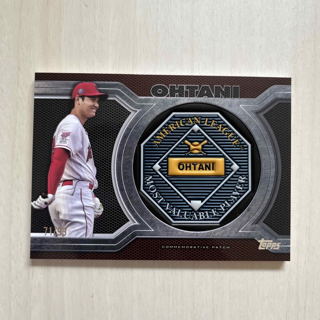 topps 2022  japan edition 大谷翔平　MVPパッチカード