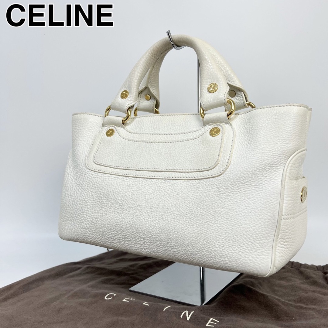 23H03 CELINE セリーヌ ブギーバッグ ハンドバッグ レザー-