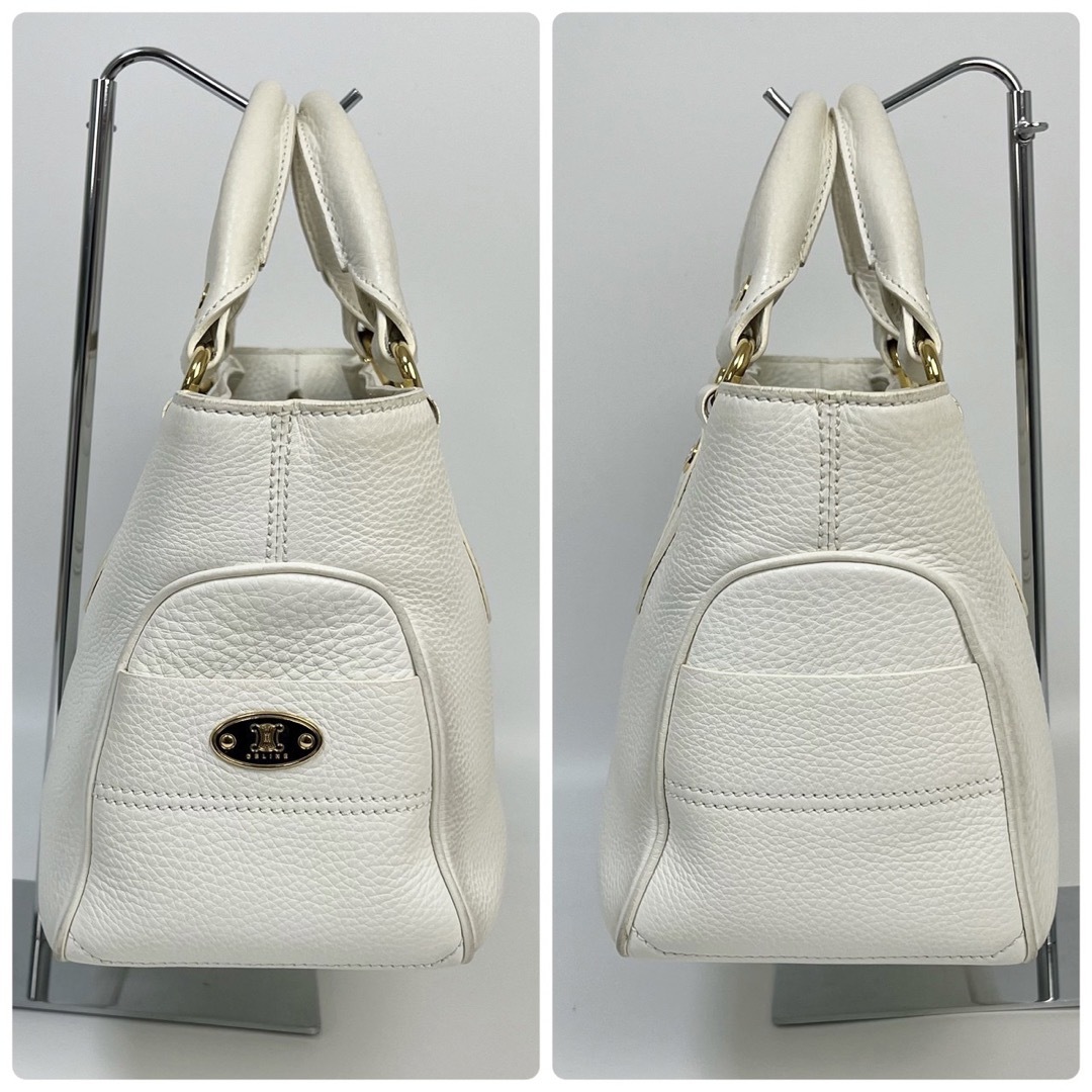 23H03 CELINE セリーヌ ブギーバッグ ハンドバッグ レザー-
