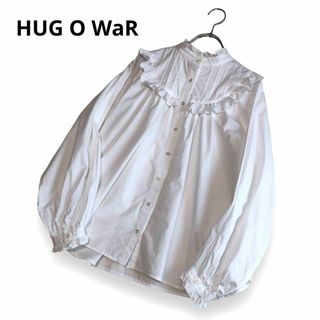 ハグオーワー(Hug O War)の最終価格★ハグオーワー★HUG O WaR★コットンピンタックブラウス(シャツ/ブラウス(長袖/七分))