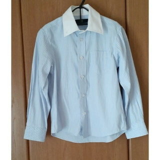 男の子　Yシャツ　110cm 　薄いブルー(ドレス/フォーマル)