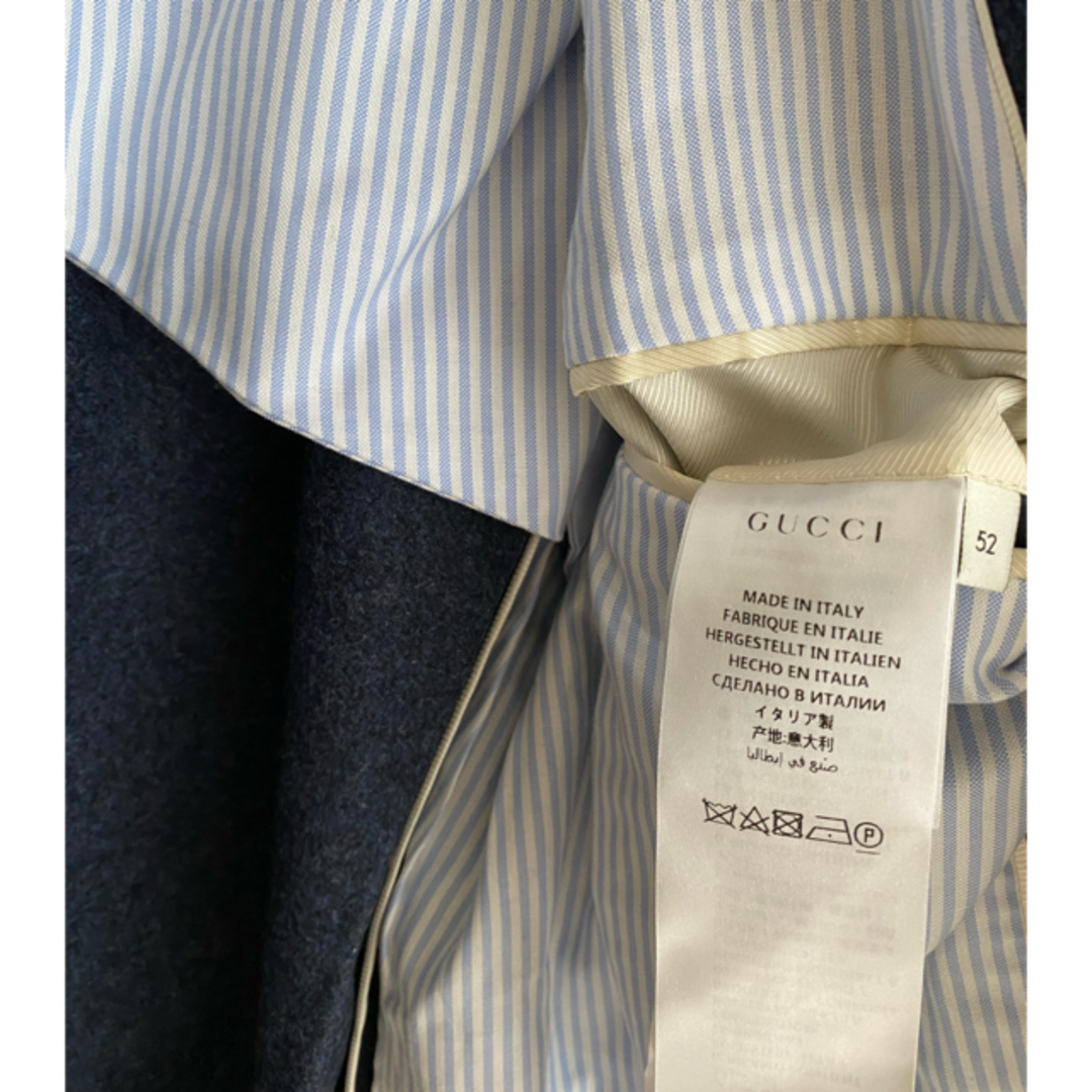 イタリア製 GUCCI Bee ワッペンブレザー ウルフボタン