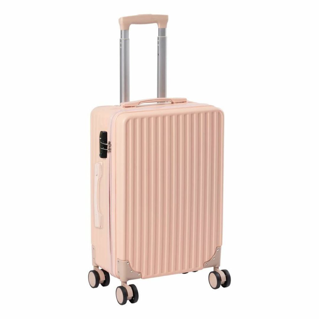 【色: ピンク】ｇｇｋｋ スーツケース キャリーバッグ キャリーケース TSAロ