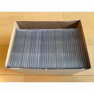 CD DVD空ケース 40枚セット 厚さ5ミリの透明ケース（裏：半透明）(CD/DVD収納)