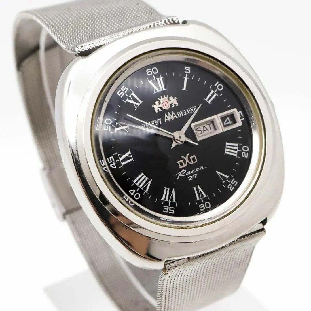 《希少》Orient AAA Deluxe 腕時計 シルバー 自動巻き 機械式