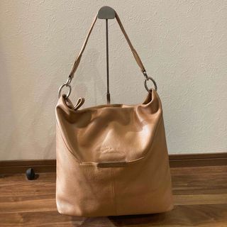 ロンシャン(LONGCHAMP)の【大容量】ロンシャン 本革 レザー トートバッグ ショルダーバッグ ベージュ(ショルダーバッグ)