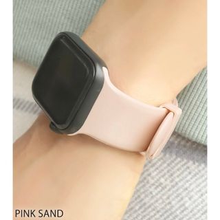 アップルウォッチ(Apple Watch)のアップルウォッチ シリコン ベルト　くすみカラー (ラバーベルト)