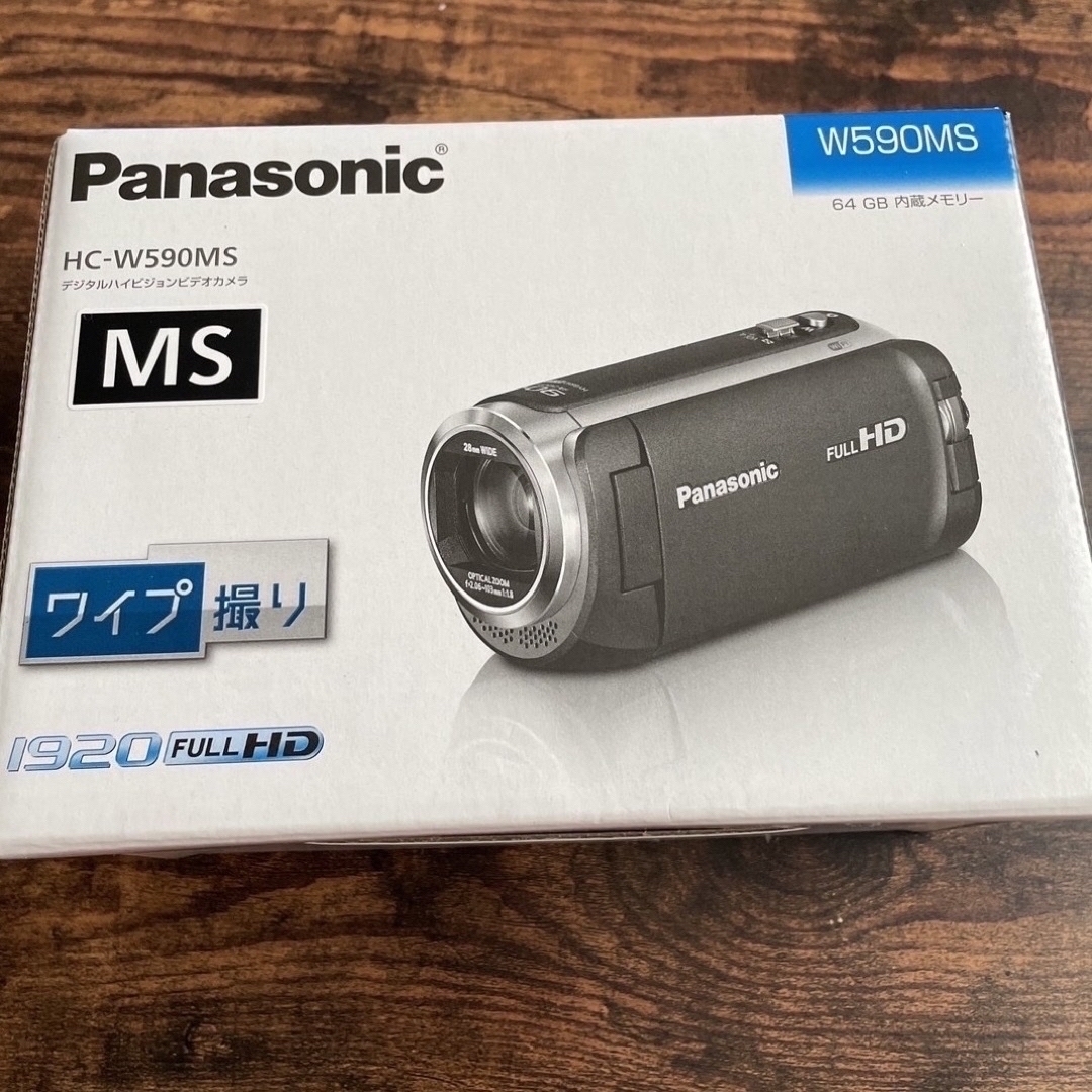新品未使用　パナソニック　デジタルビデオカメラ　HC-W590MS-T ブラウン