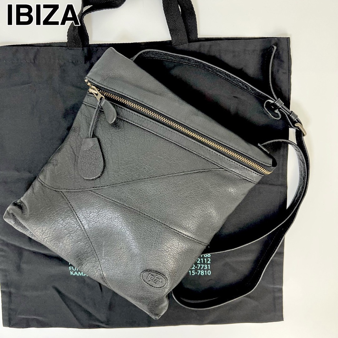 23H08 IBIZA イビザ ショルダーバッグ レザー-