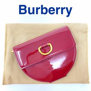 BURBERRY - 【レア】バーバリー パテントコンパクトウォレット 三