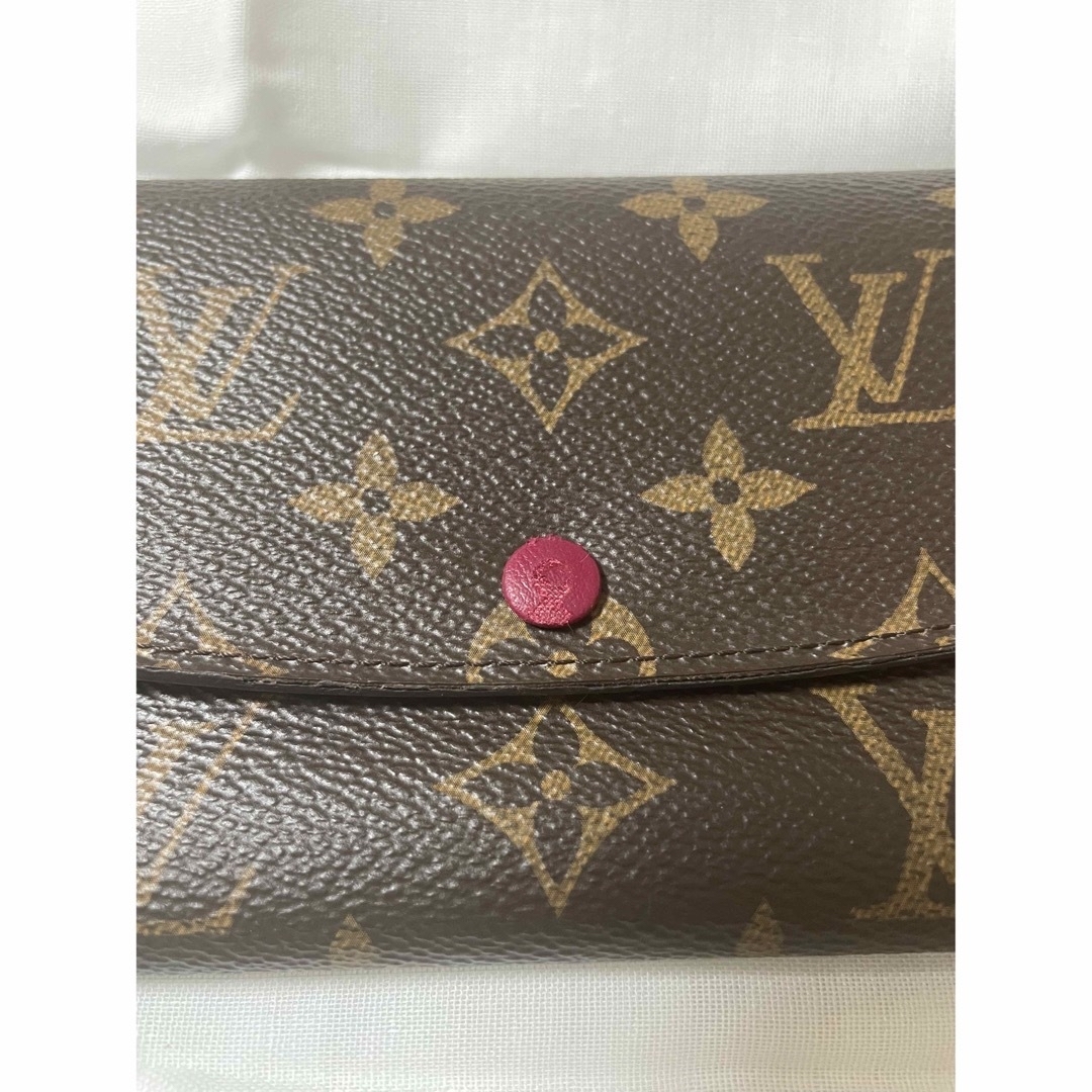 ゲリラSALE‼️LV ポルトフォイユエミリー フューシャ 【品 美品】-