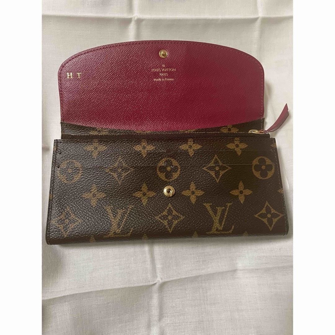 ゲリラSALE‼️LV ポルトフォイユエミリー フューシャ 【品 美品】-