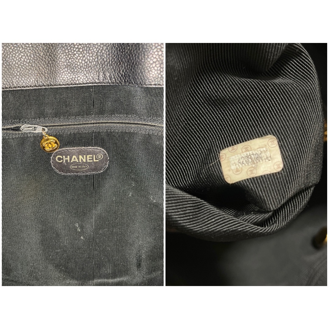 CHANEL(シャネル)の◆◇極上美品 CHANEL シャネル トリプルココ トートバッグ キャビアスキン レディースのバッグ(トートバッグ)の商品写真