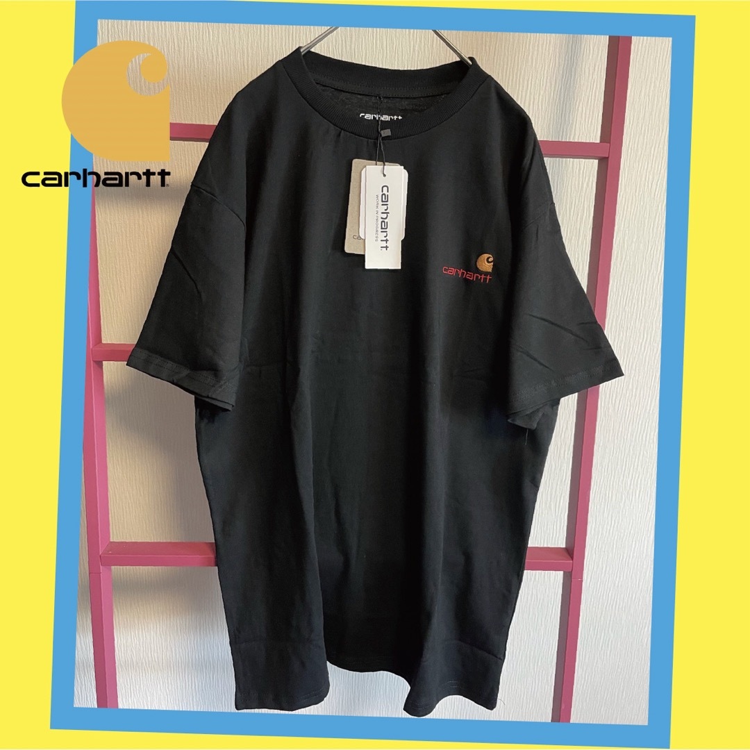 carhartt(カーハート)の【Carhartt】 カーハート ワンポイント刺繍 Tシャツ　新品　男女兼用 メンズのトップス(Tシャツ/カットソー(半袖/袖なし))の商品写真