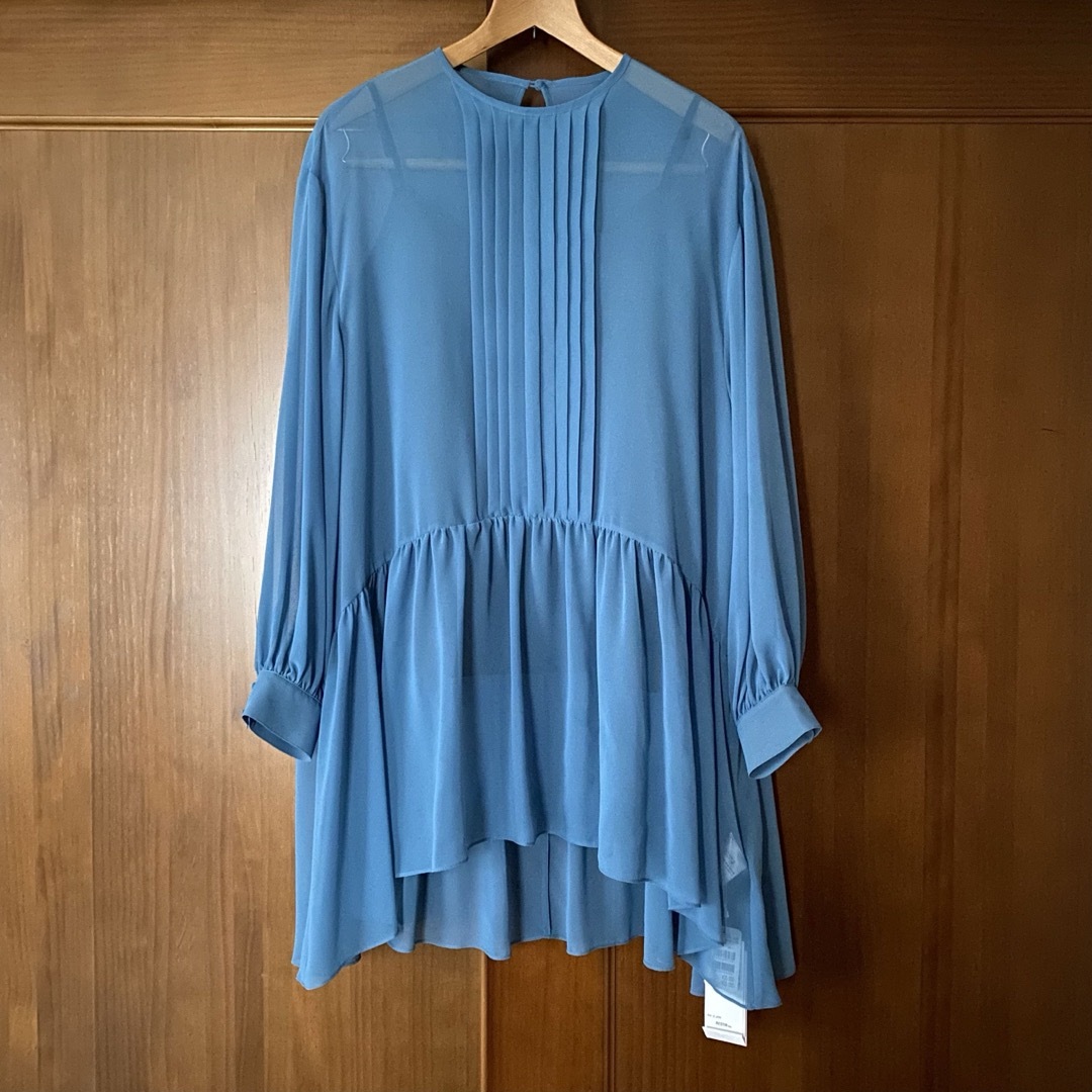 LE CIEL BLEU(ルシェルブルー)のLE CIEL BLEU/Chiffon Volume Blouse レディースのトップス(シャツ/ブラウス(長袖/七分))の商品写真