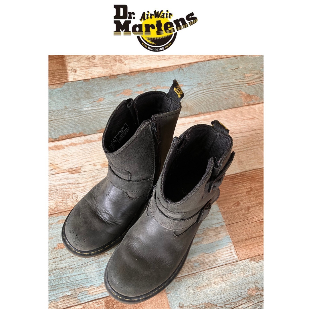 Dr.Martens(ドクターマーチン)の【値下げ】Dr.Martens キッズ　エンジニアブーツ キッズ/ベビー/マタニティのキッズ靴/シューズ(15cm~)(ブーツ)の商品写真