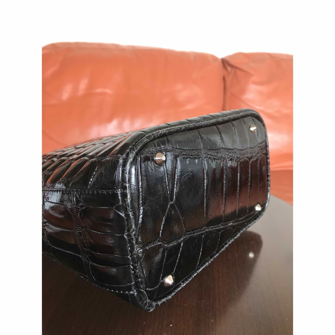 Crocodile - 品質保証◇美品◇シャイン クロコダイル 2wayショルダー Crocodile - 品質保証◇美品◇シャイン クロコダイル 2wayショルダー