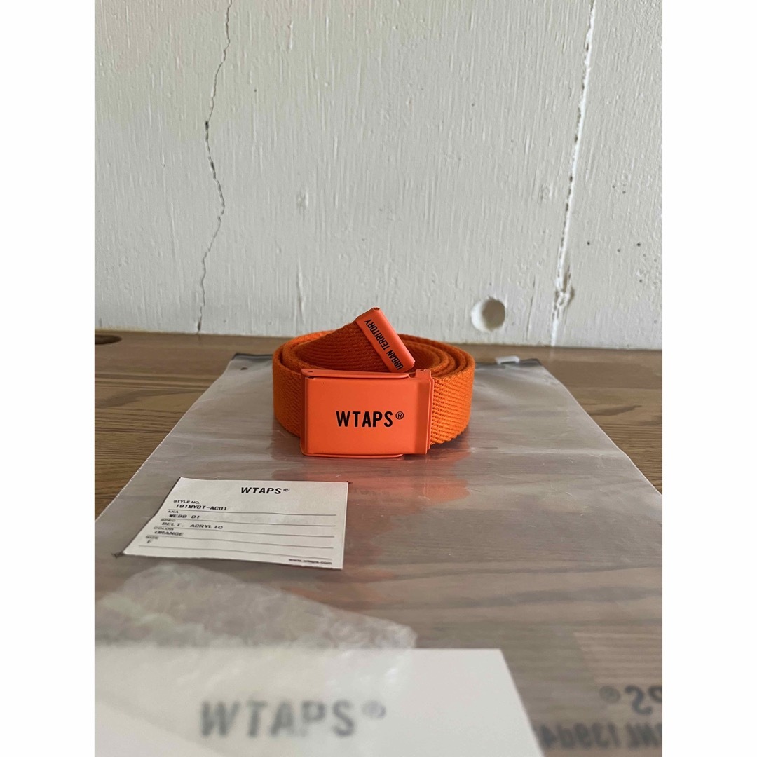 wtaps WEBB01 BELT.ACRYLIC ORANGE