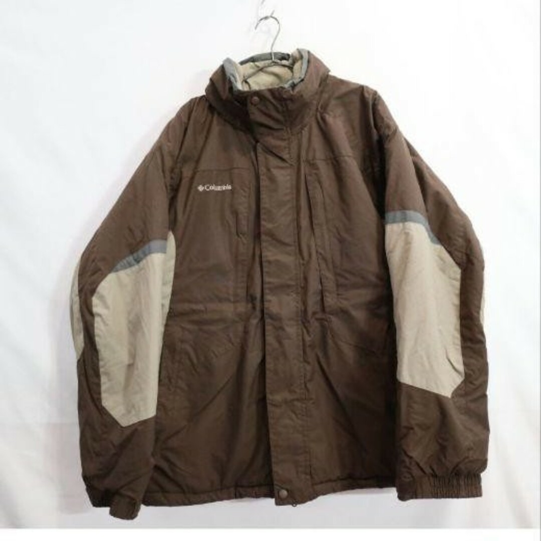 コロンビア 中綿ジャケット 防寒 裏地フリース ブラウン (XL) USA 規格 | フリマアプリ ラクマ