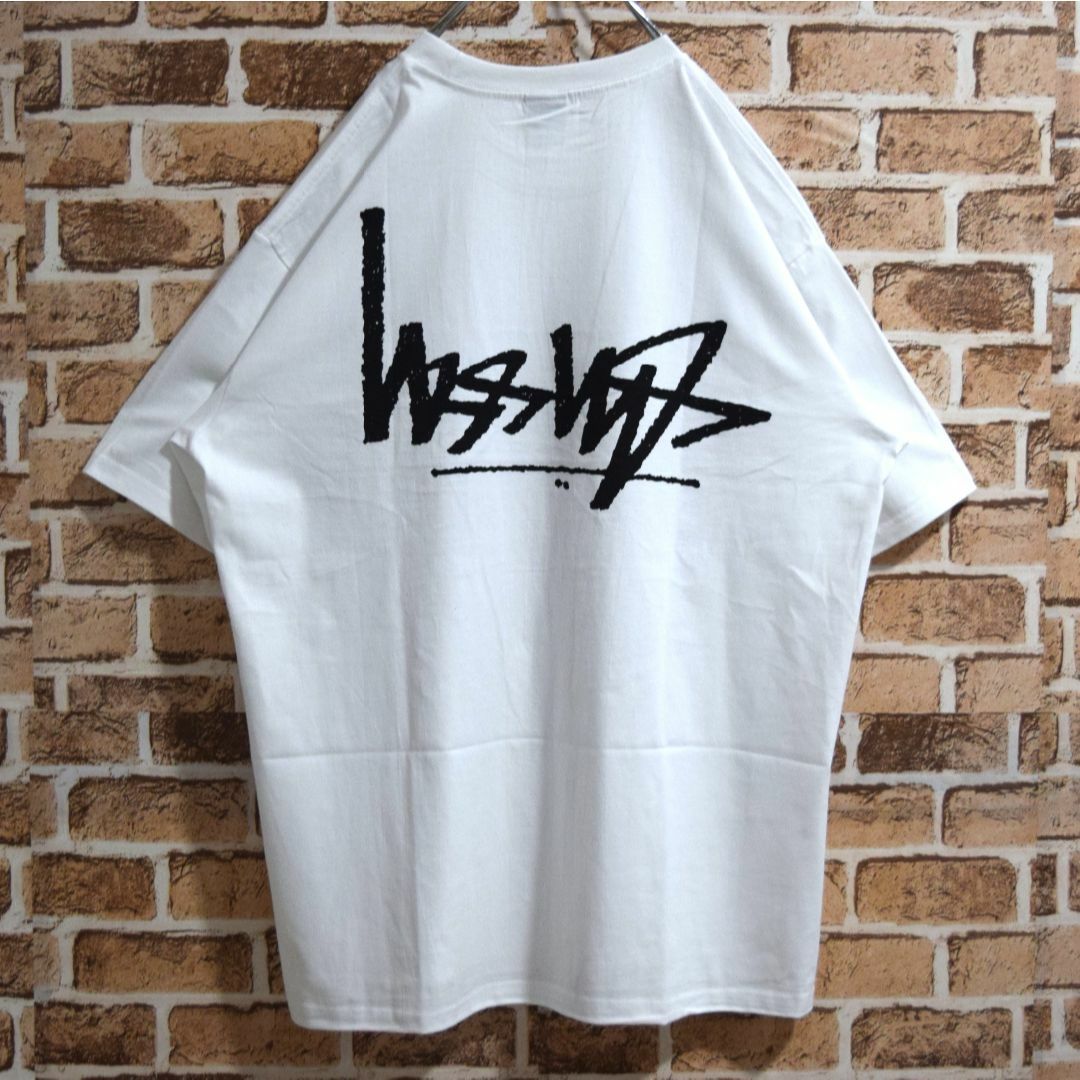 ステューシー★Lサイズ★STUSSY FLIPPED TEE 逆ロゴ  黒