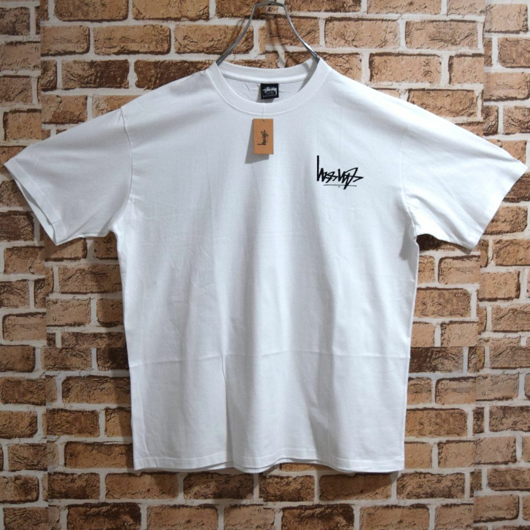 STUSSY - 《ステューシー》正規・新品タグ 逆ロゴ ホワイト XL Tシャツ