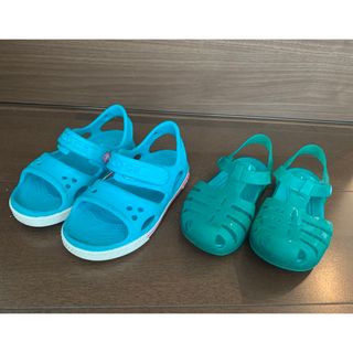 クロックス(crocs)の【子供靴 クロックス/crocsサンダル】C8/15.5cm、C9/16.5cm(サンダル)