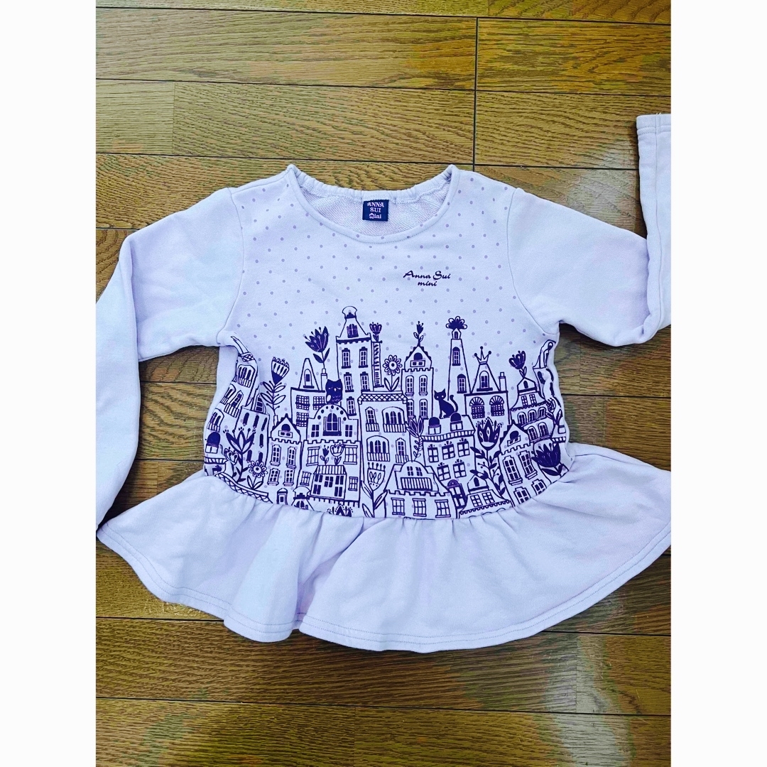 ANNA SUI mini(アナスイミニ)のアナスイミニ　トレーナー　130 キッズ/ベビー/マタニティのキッズ服女の子用(90cm~)(Tシャツ/カットソー)の商品写真