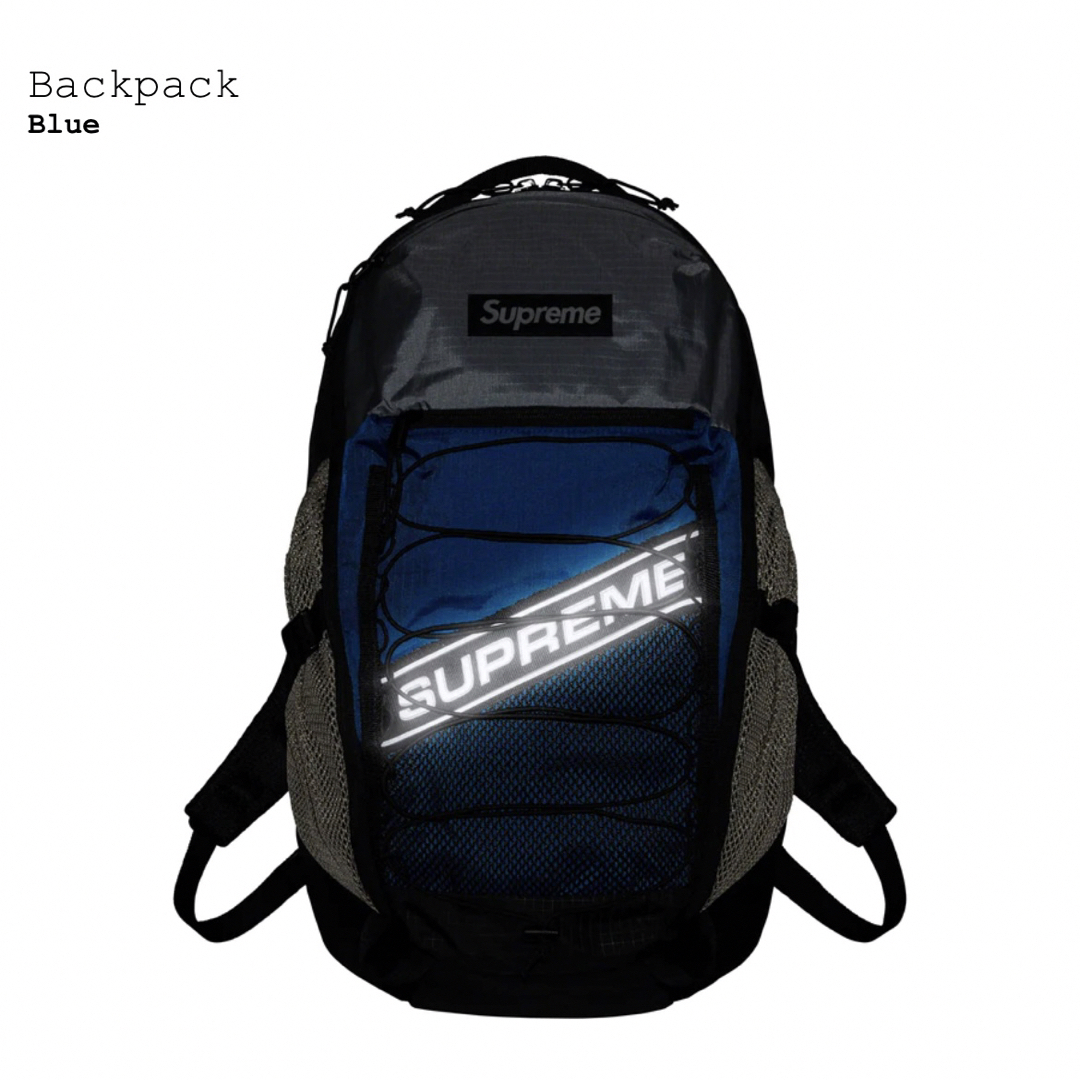 supreme Backpack Blue 23FW