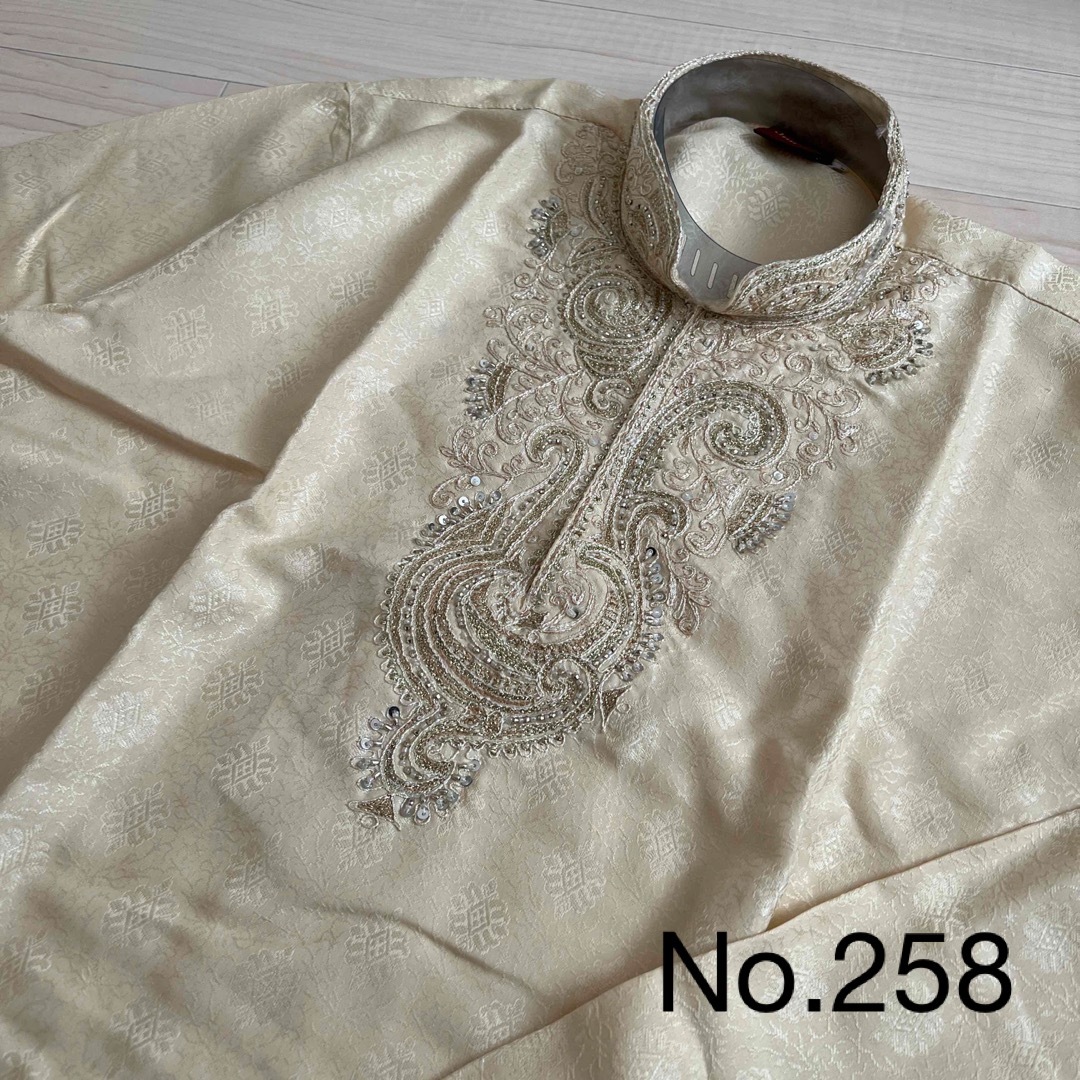 【No.258】インド　ネパール　民族衣装　クルタ　メンズ