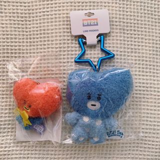 ビーティーイシビル(BT21)のBT21 レインボーカラーマスコット/アート展 ぬいぐるみマスコット TATA(キャラクターグッズ)