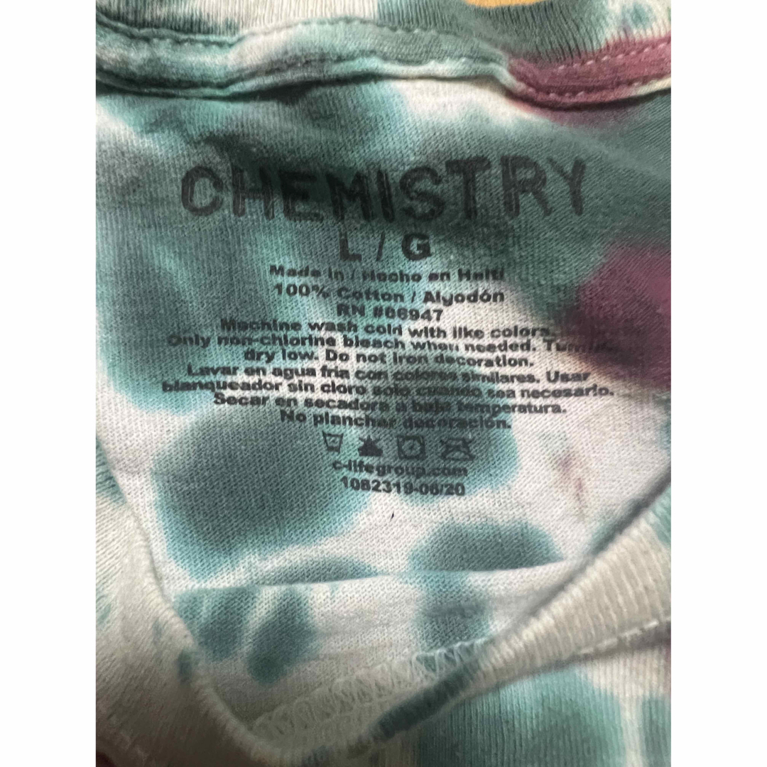 古着　CHEMISTRY タイダイTシャツ 半袖 輸入品 エイリアン 宇宙人 夏 メンズのトップス(Tシャツ/カットソー(半袖/袖なし))の商品写真