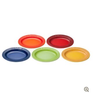 ルクルーゼ(LE CREUSET)の最終値下げ！ミニオーバルプレート5枚セット(食器)