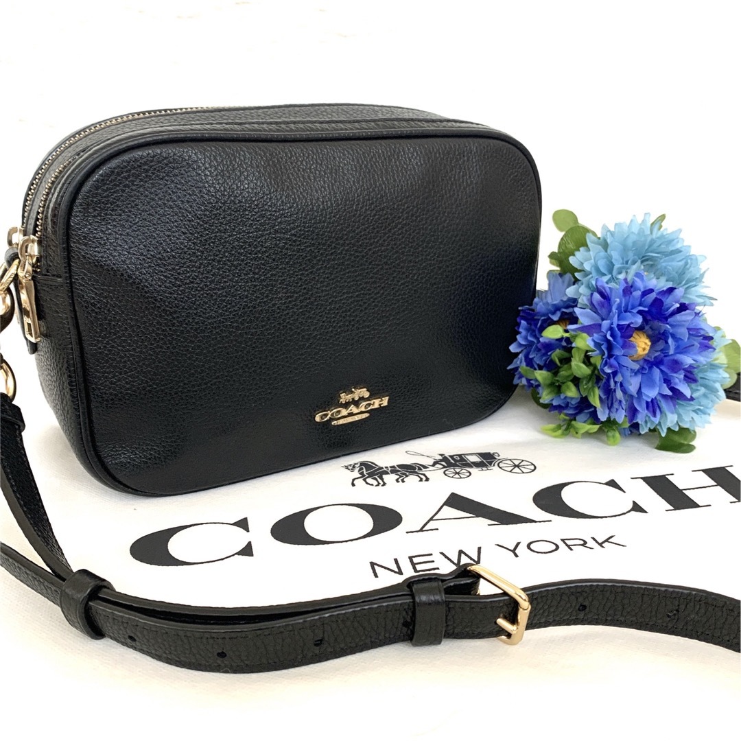 ★極美品★COACH コーチ ショルダーバッグ カメラバッグ ダブルジップ 黒 | フリマアプリ ラクマ