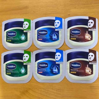 ヴァセリン(Vaseline)の『6枚セット』ヴァセリン シートマスク フェイスマスク　保湿パック(パック/フェイスマスク)