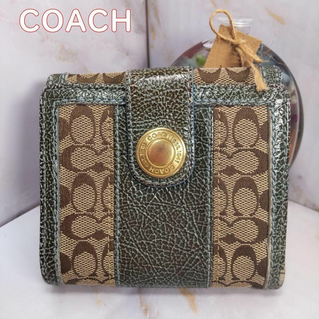 COACH(コーチ)のCOACH コーチ 2つ折り 財布 レディースのファッション小物(財布)の商品写真