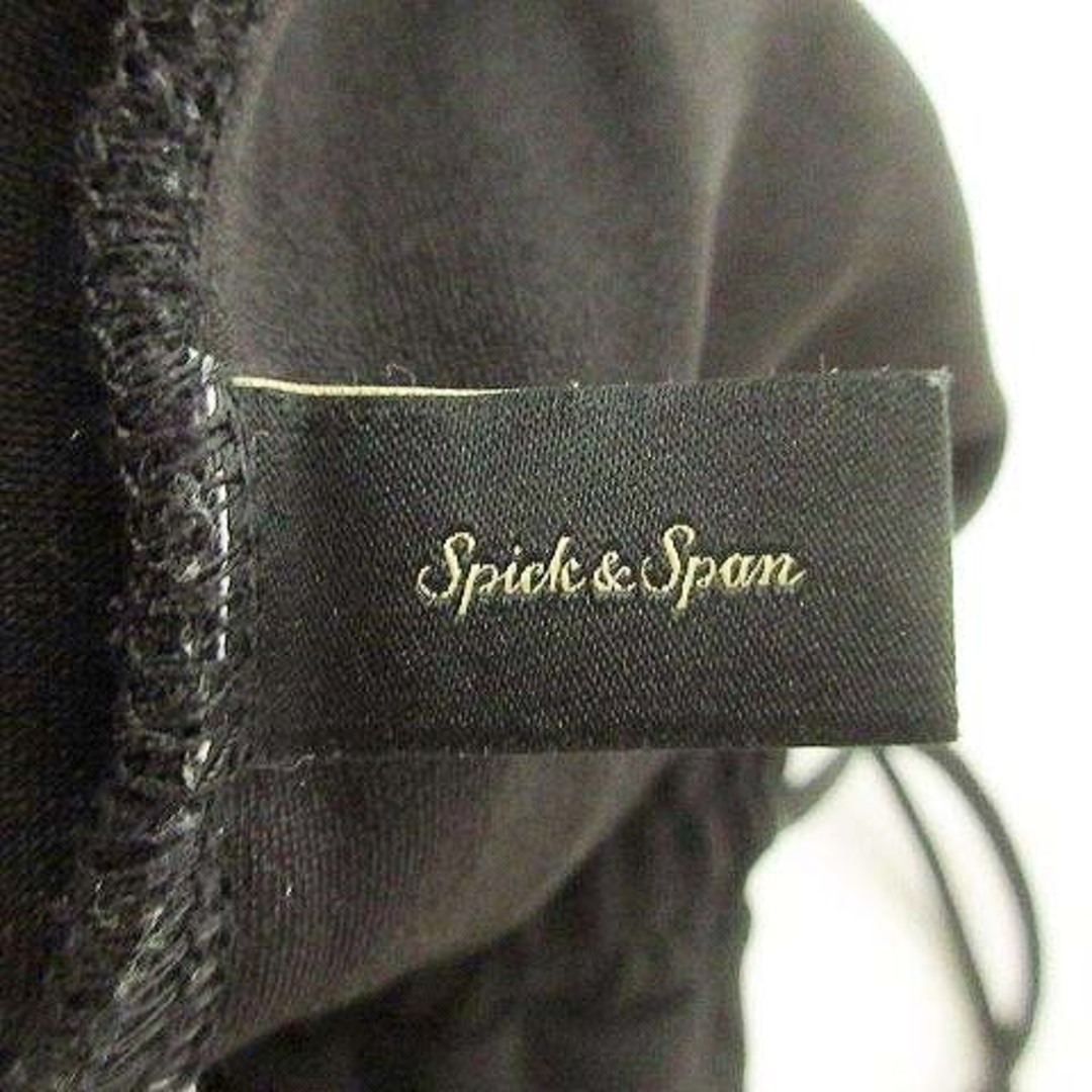 スピック&スパン 美品 22AW ジョーゼット ジョガー パンツ 36 黒