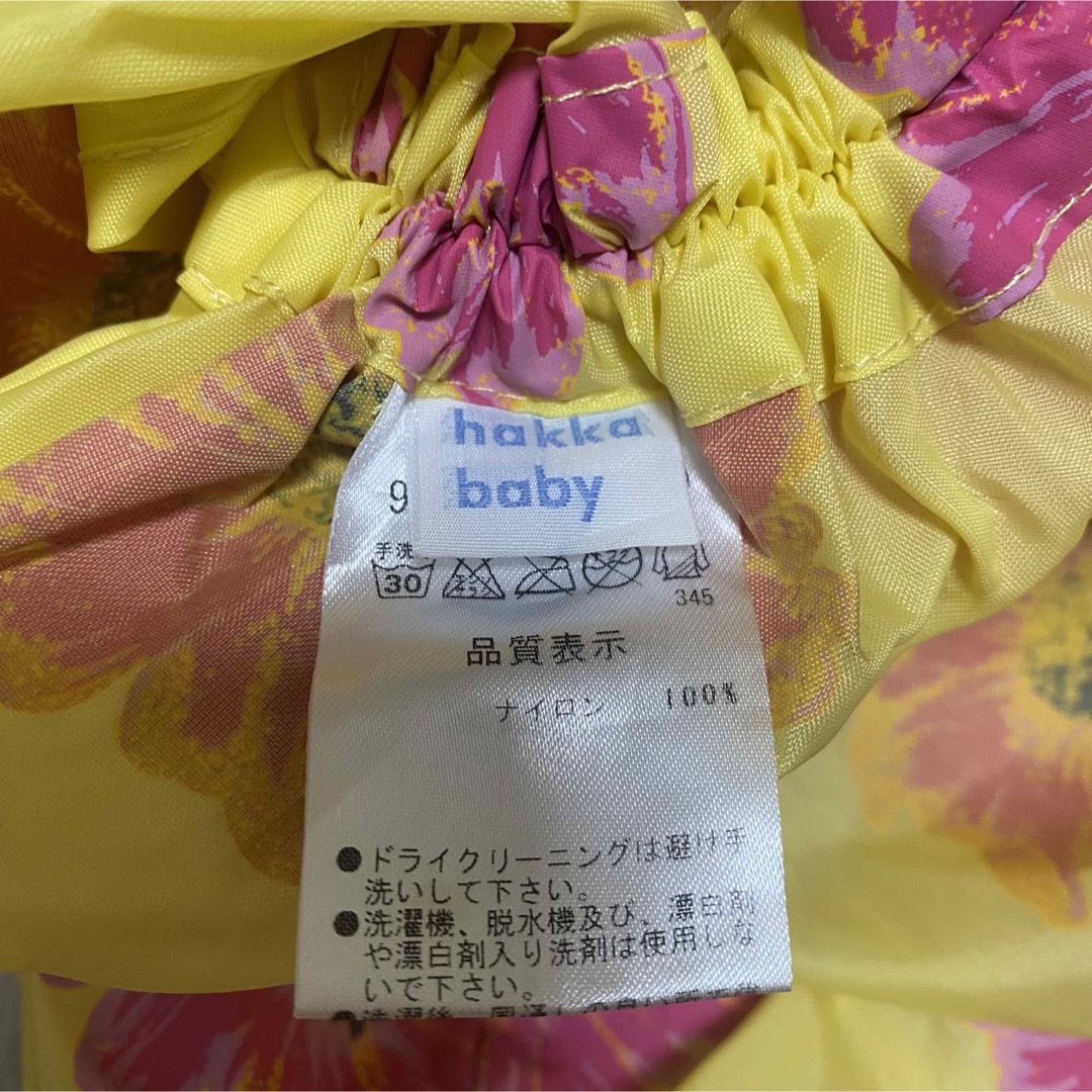 hakka baby(ハッカベビー)のHAKKA 花柄レインポンチョ キッズ/ベビー/マタニティのこども用ファッション小物(レインコート)の商品写真