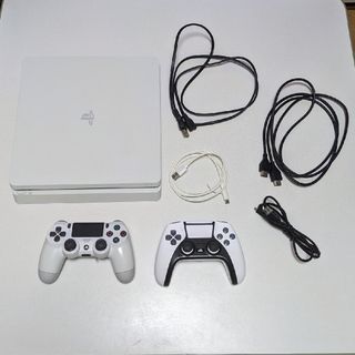 プレイステーション4(PlayStation4)のplaystation4 slim 500gb グレイシャーホワイト(家庭用ゲーム機本体)